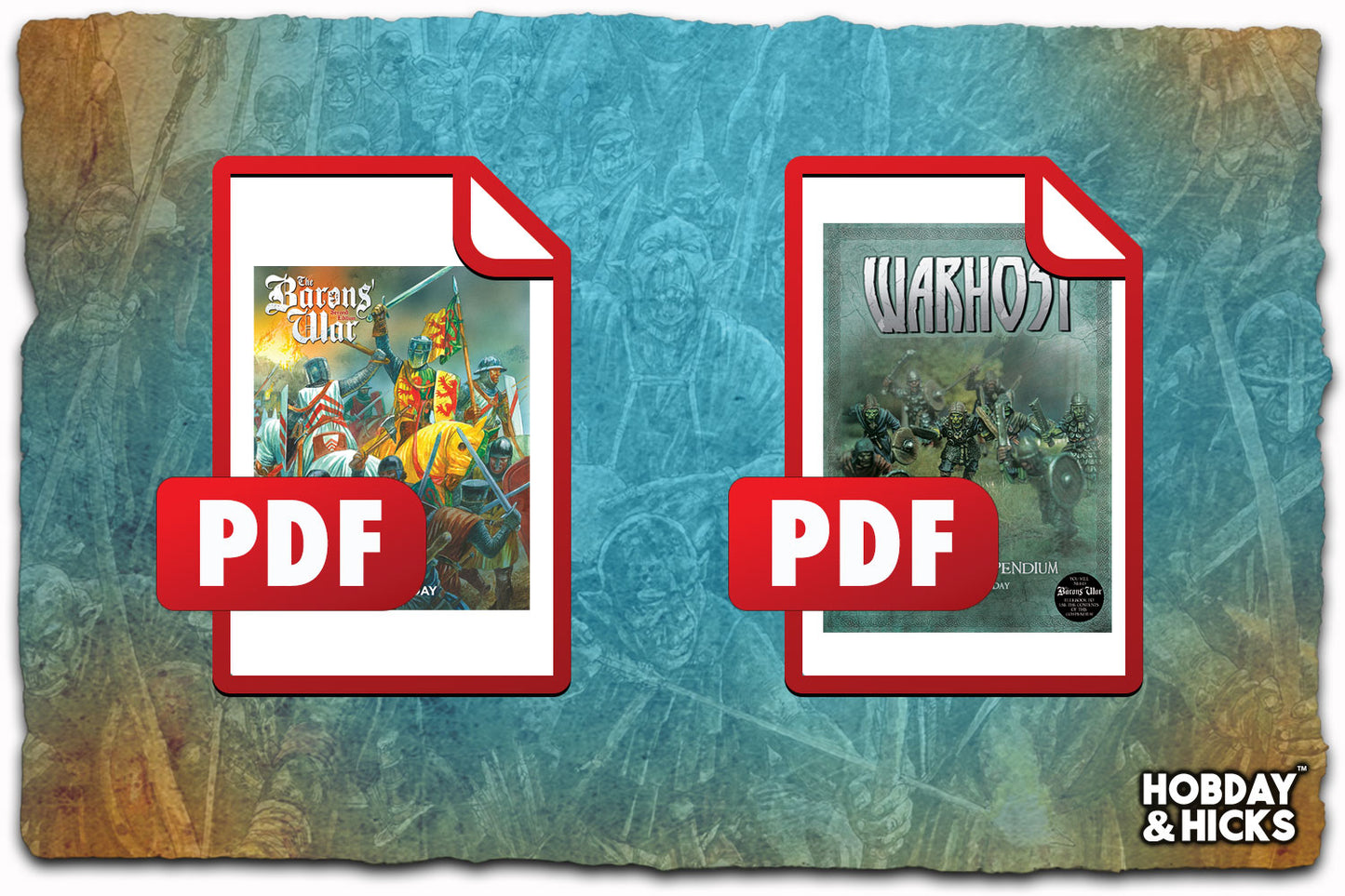 Warhost & The Barons War second edition PDF download bundle